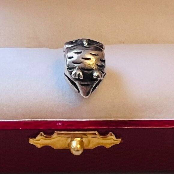 Retired Pandora .925 Sterling Silver Owl Charm - Picture 2 of 7